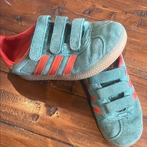 Adidas Kids Sneakers - Green and Orange
